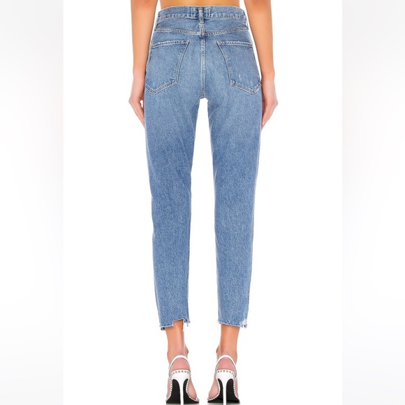 Agolde Jamie High Rise Straight Jeans in Arrival - Picture 4 of 9